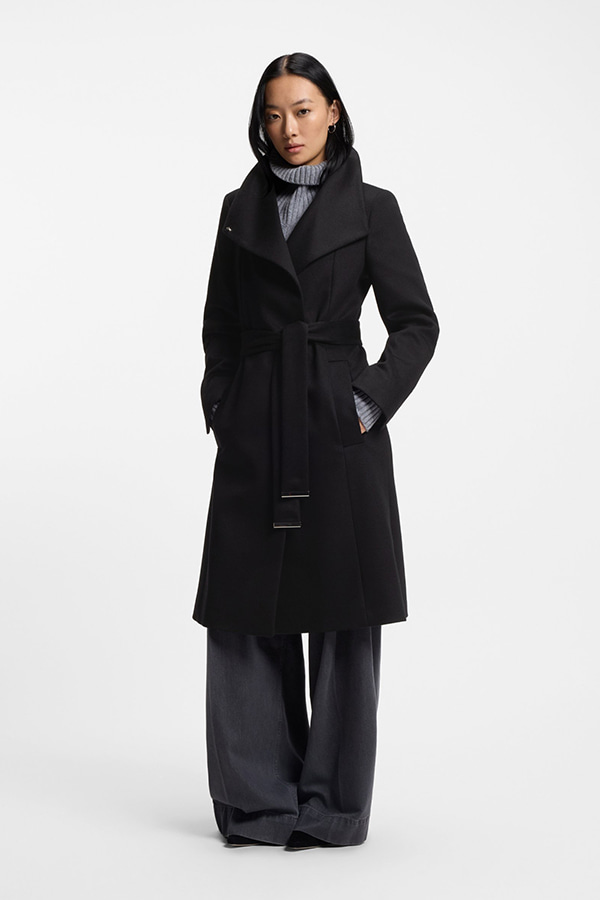 ΠΑΛΤΟ BOSS - 001 ΜΑΥΡΟ